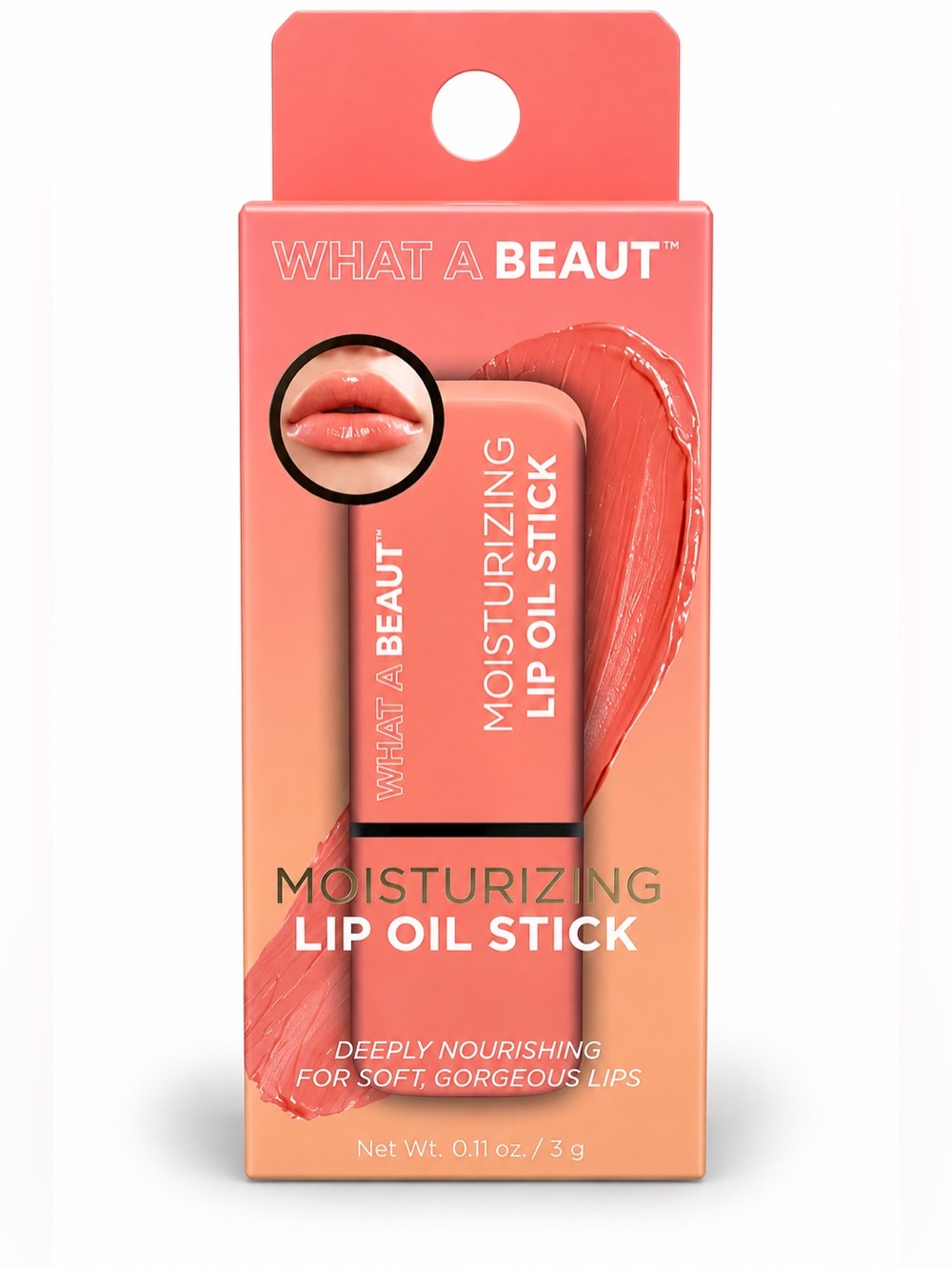 Moisturizing Lip Oil Stick-Peach